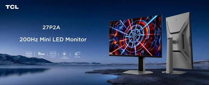 TCL 27P2A 27-Inch QHD 200Hz Mini LED Gaming Monitor